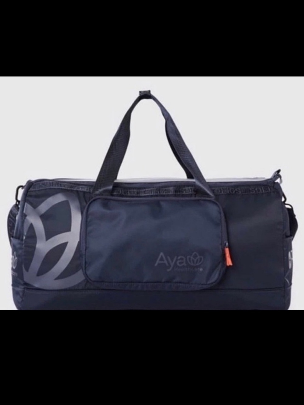 FIGS Navy Duffel Bag with Aya Healthcare Logo NWT in Original Bag